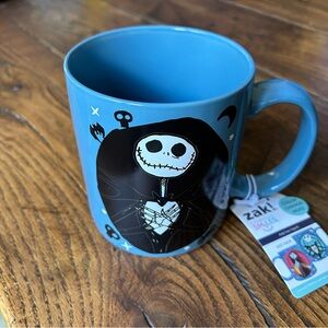 ZAK Disney Nightmare Before Christmas Color Changing JACK +SALLY Ceramic Mug NEW